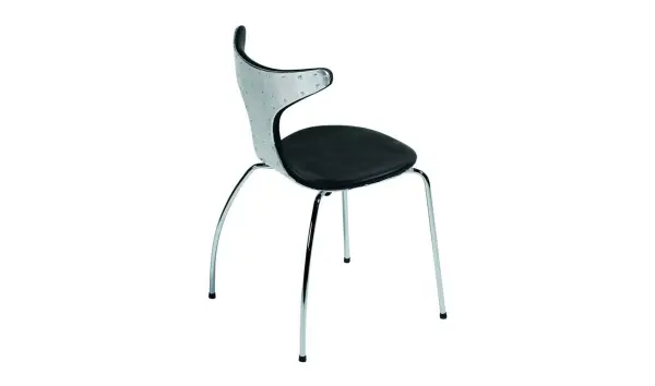 Silla dolphin Negro trasera aviador