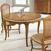 Mesa de comedor clásica Luis XV Mesa de comedor clásica Luis XV