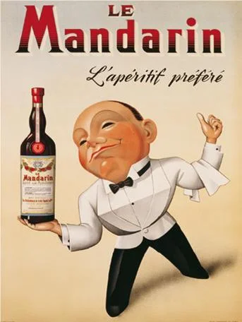 Cuadro canvas le mandarin l aperitif prefere