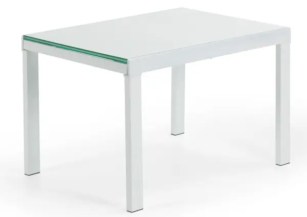Mesa de Comedor extensible blanca Moderna Abama