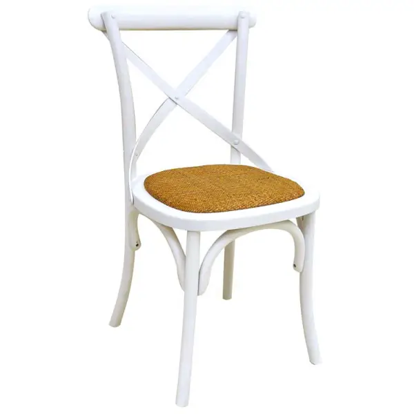 Silla Thonet vintage blanca