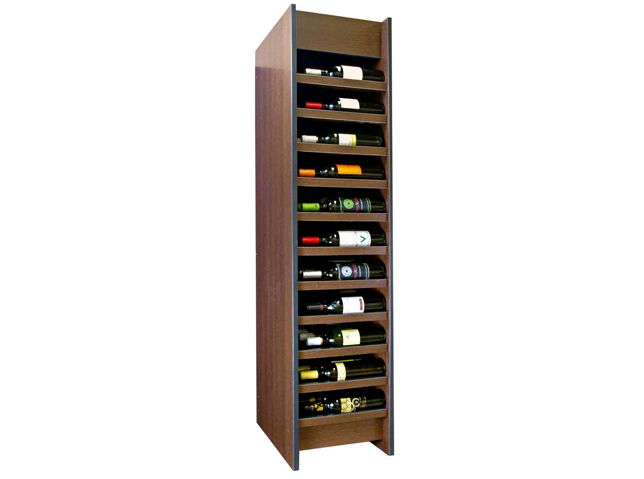 Expositor para vino Syrah con capacidad para 66 botellas
