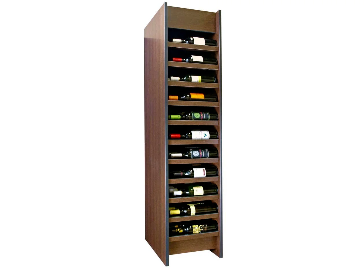 Expositor para vino Syrah con capacidad para 66 botellas