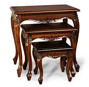 Mesas nido Clásica pata Cabriole