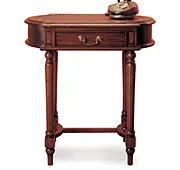 Mesa auxiliar oval Clásica Victoriana