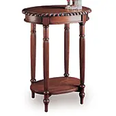 Mesa auxiliar oval Clásica Chippendale