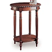 Mesa auxiliar oval Clásica Chippendale Mesa auxiliar oval Clásica Chippendale