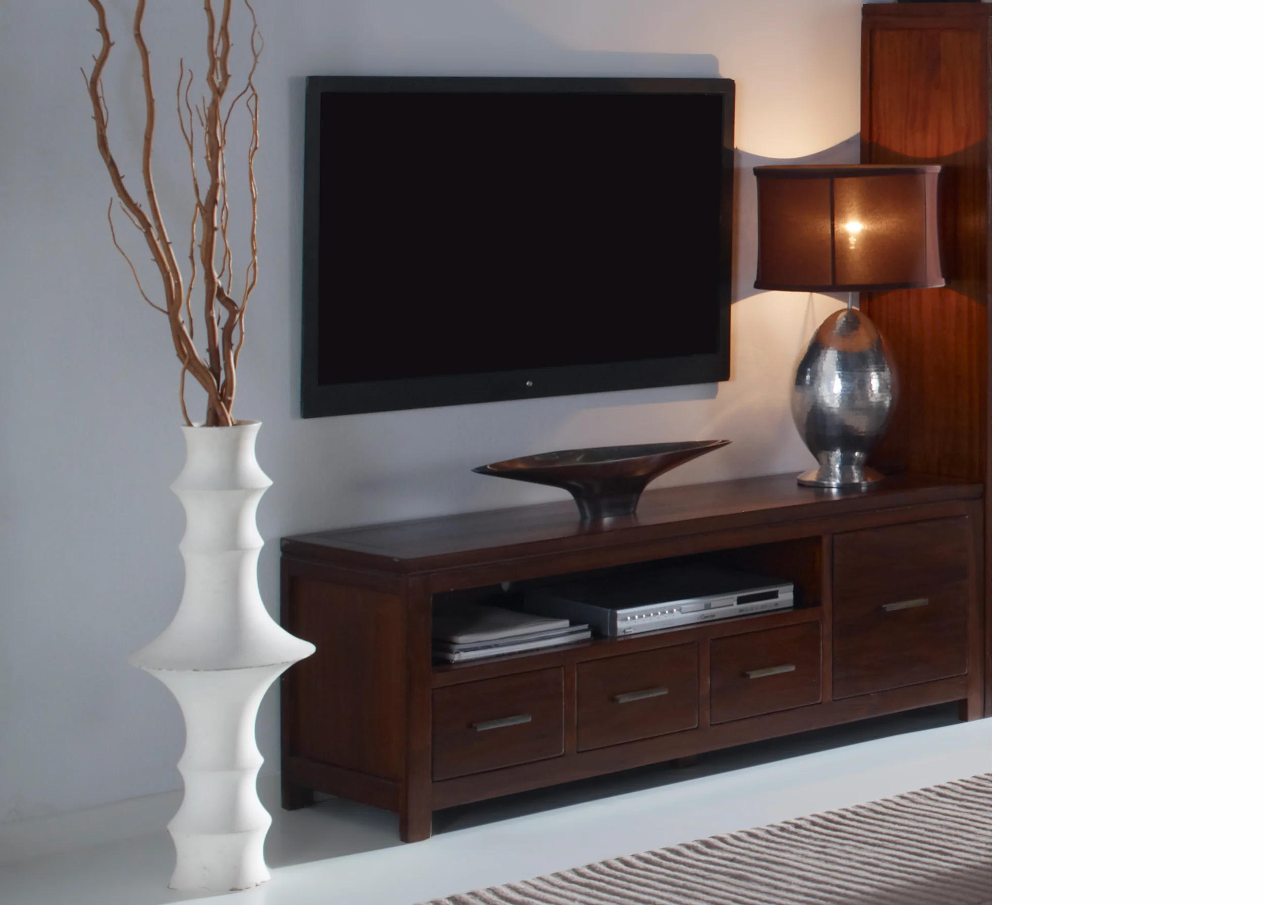 Mueble TV Colonial Fichero