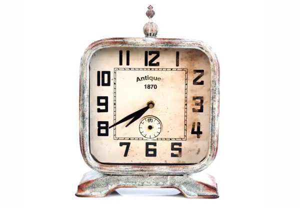 Reloj cuadrado Vintage Antique
