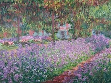 Cuadro canvas monet jardin de giverny