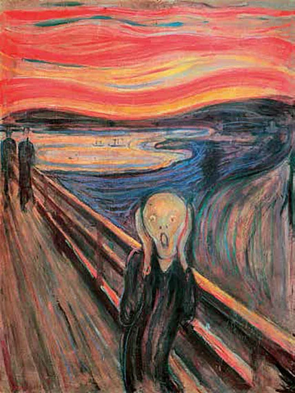 Cuadro canvas edward munch el grito