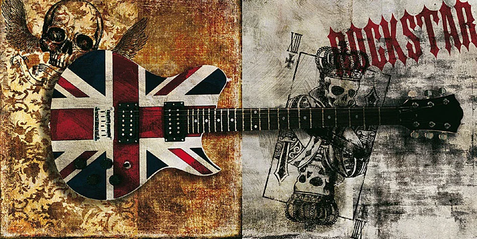 Cuadro canvas rockstar