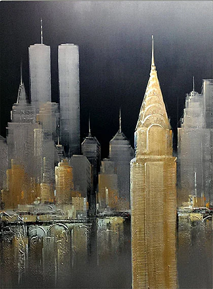 Cuadro castillo manhattan I