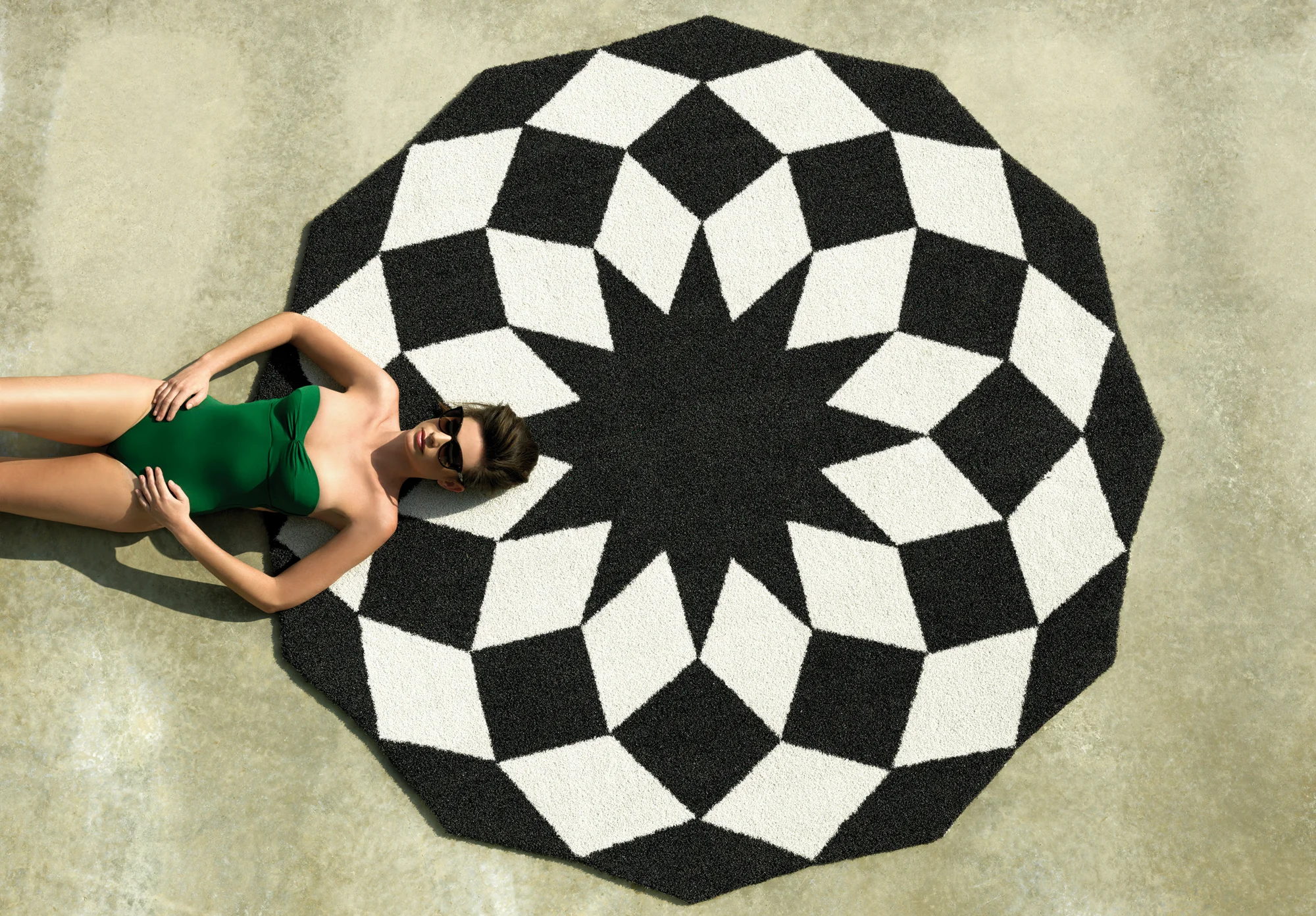 Alfombra de Jardín redonda Marquis