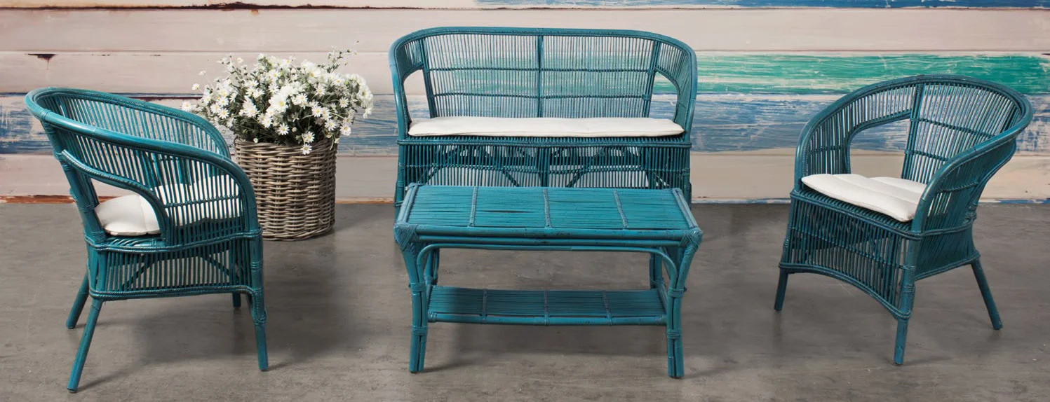 Salón azul de jardín Tais