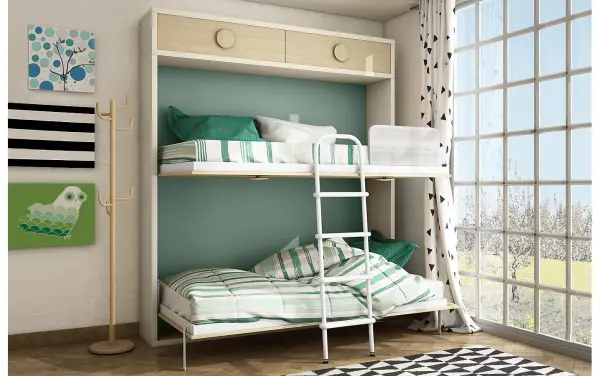 Cama abatible horizontal ilusión