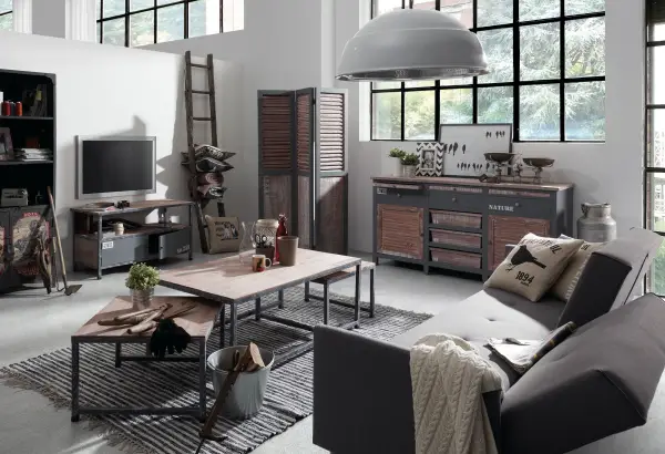 Salón industrial vintage Erutna