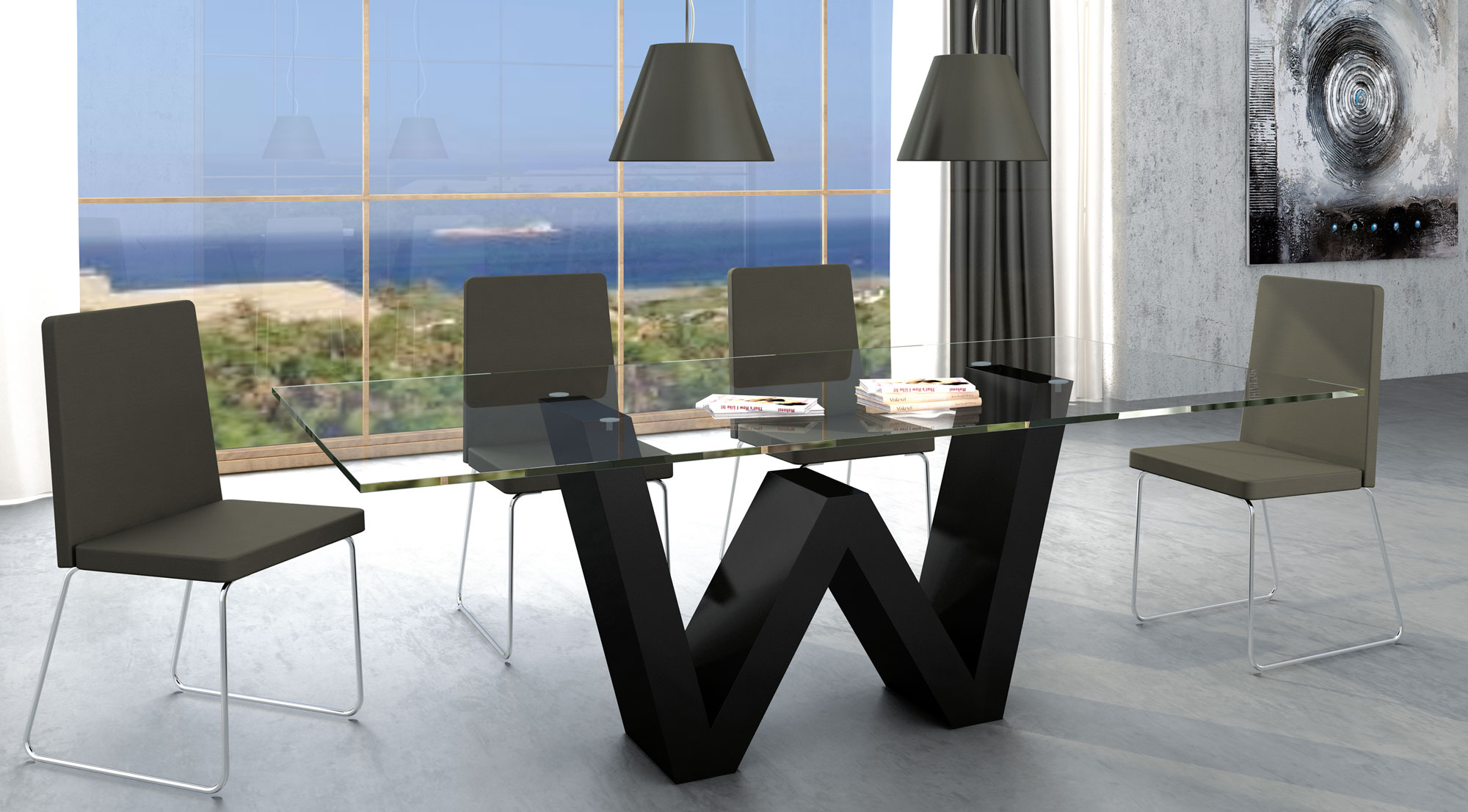 Mesa de Comedor Moderno Wanda