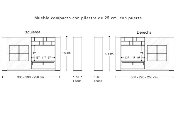 Mueble compacto Exclusive