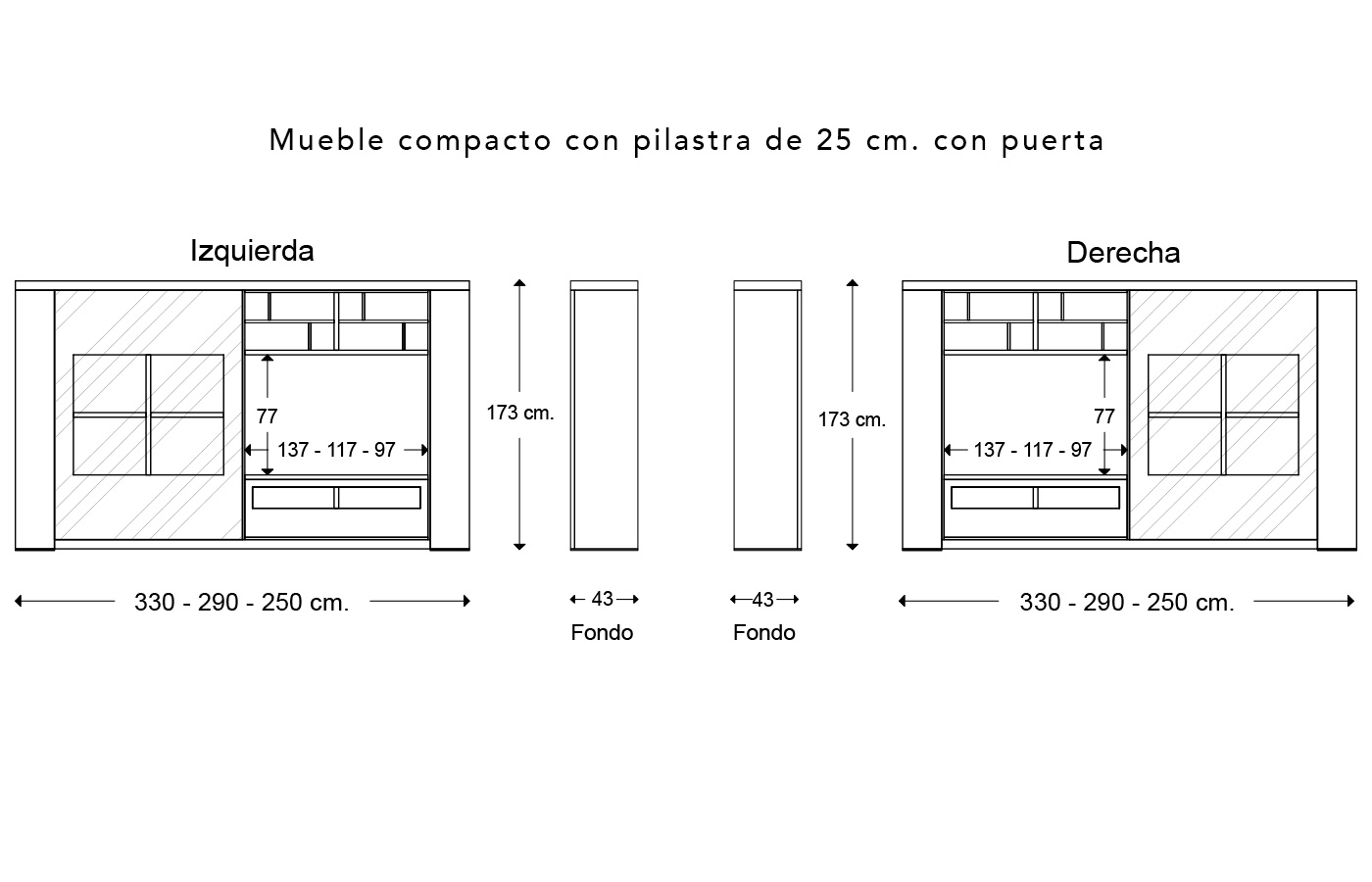 Mueble compacto Exclusive