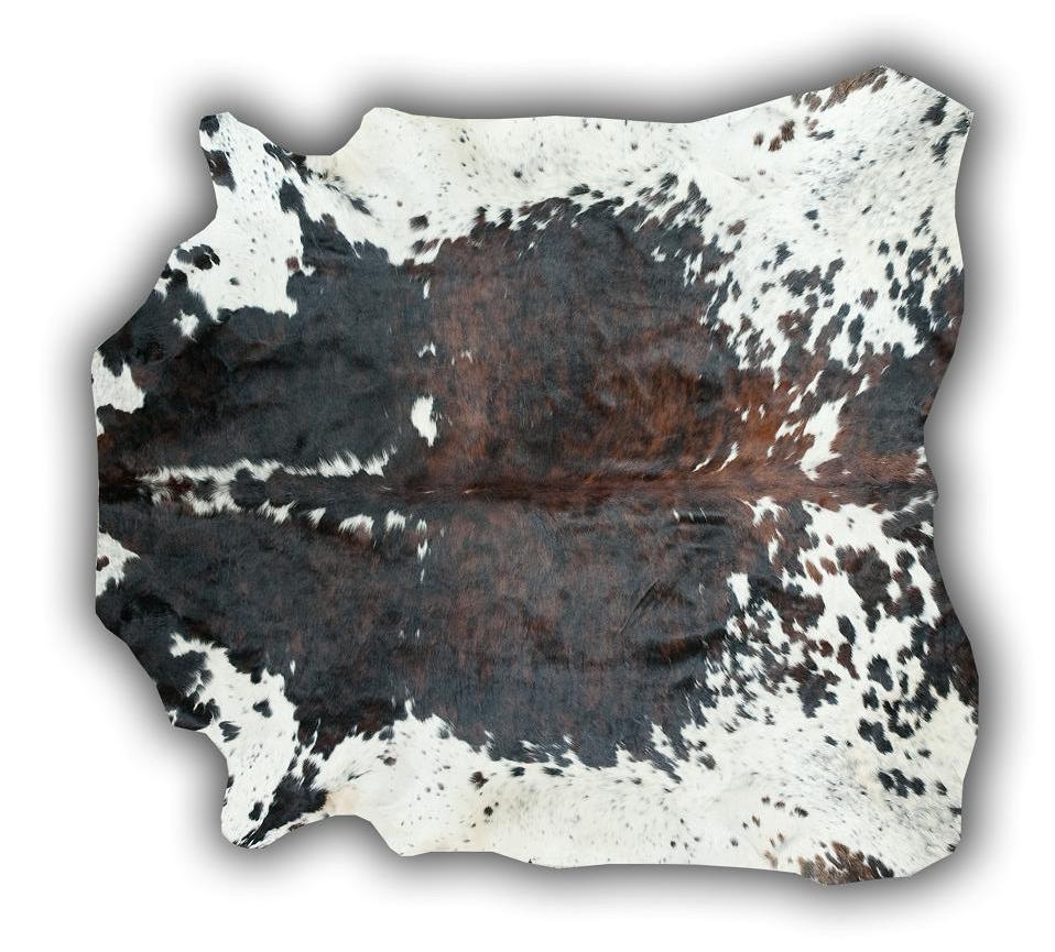 Alfombra de piel de toro normando grande