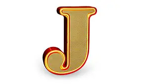Aplique letra J