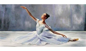 Cuadro canvas ballerina Cuadro canvas ballerina