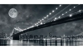 Cuadro canvas brooklyn bridge at night new york Cuadro canvas brooklyn bridge at night new york
