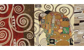 Cuadro canvas klimt el abrazo Cuadro canvas klimt el abrazo