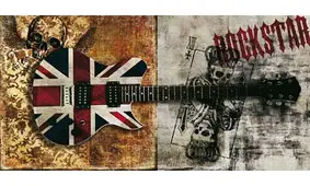 Cuadro canvas rockstar