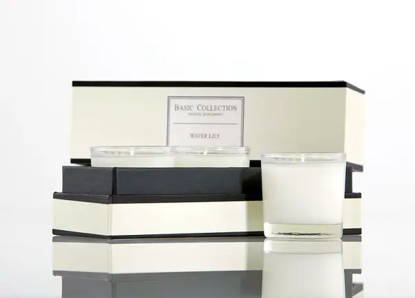 Pack 3 mini velas Water Lily Basic Collection