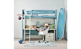 Zona de estudio bajo la litera