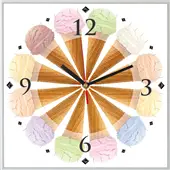 Reloj cuadrado Ice Cream