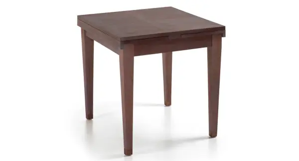 Mesa de comedor cuadrada extensible Colonial Spartan