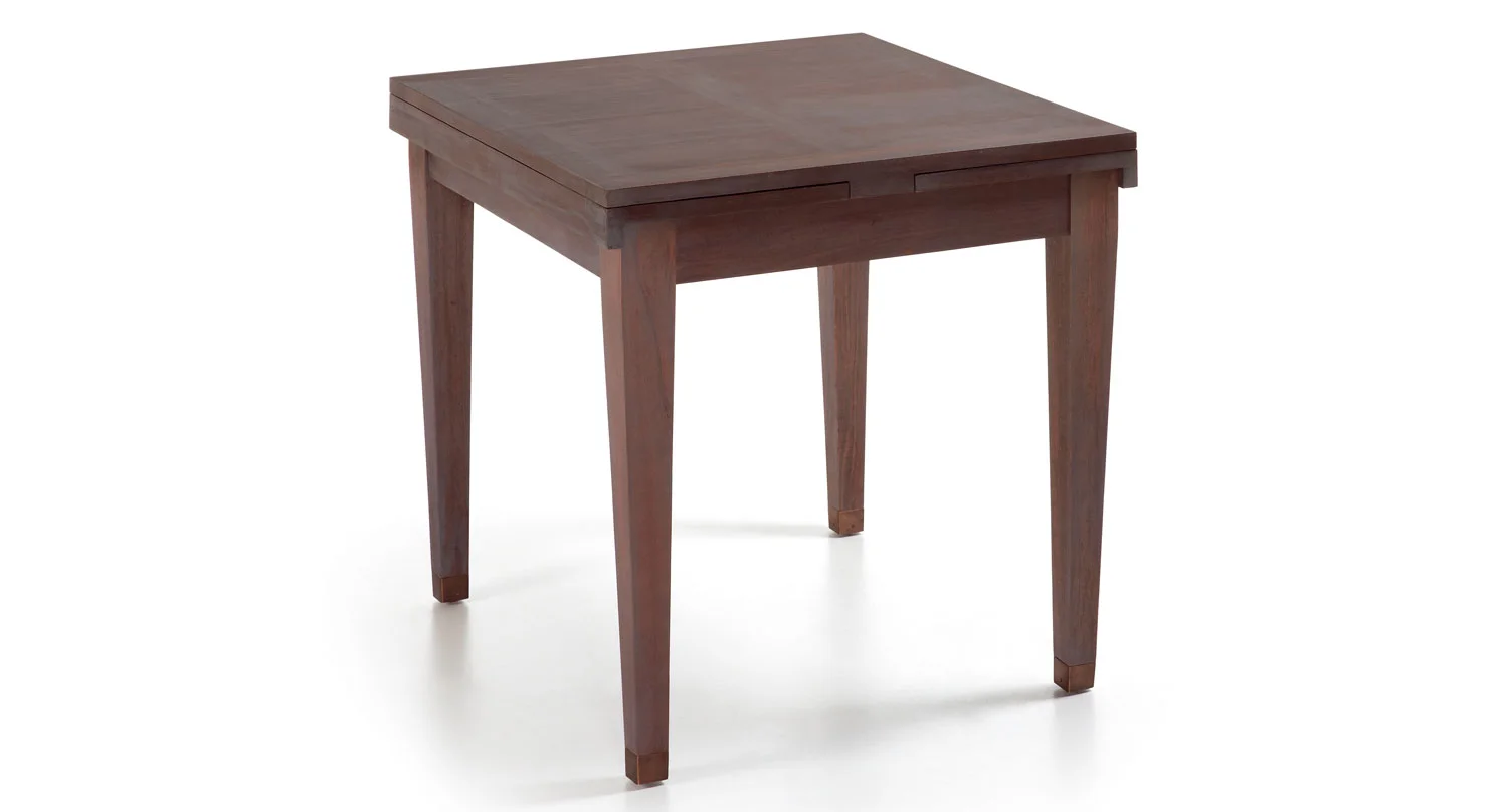Mesa de comedor cuadrada extensible Colonial Spartan