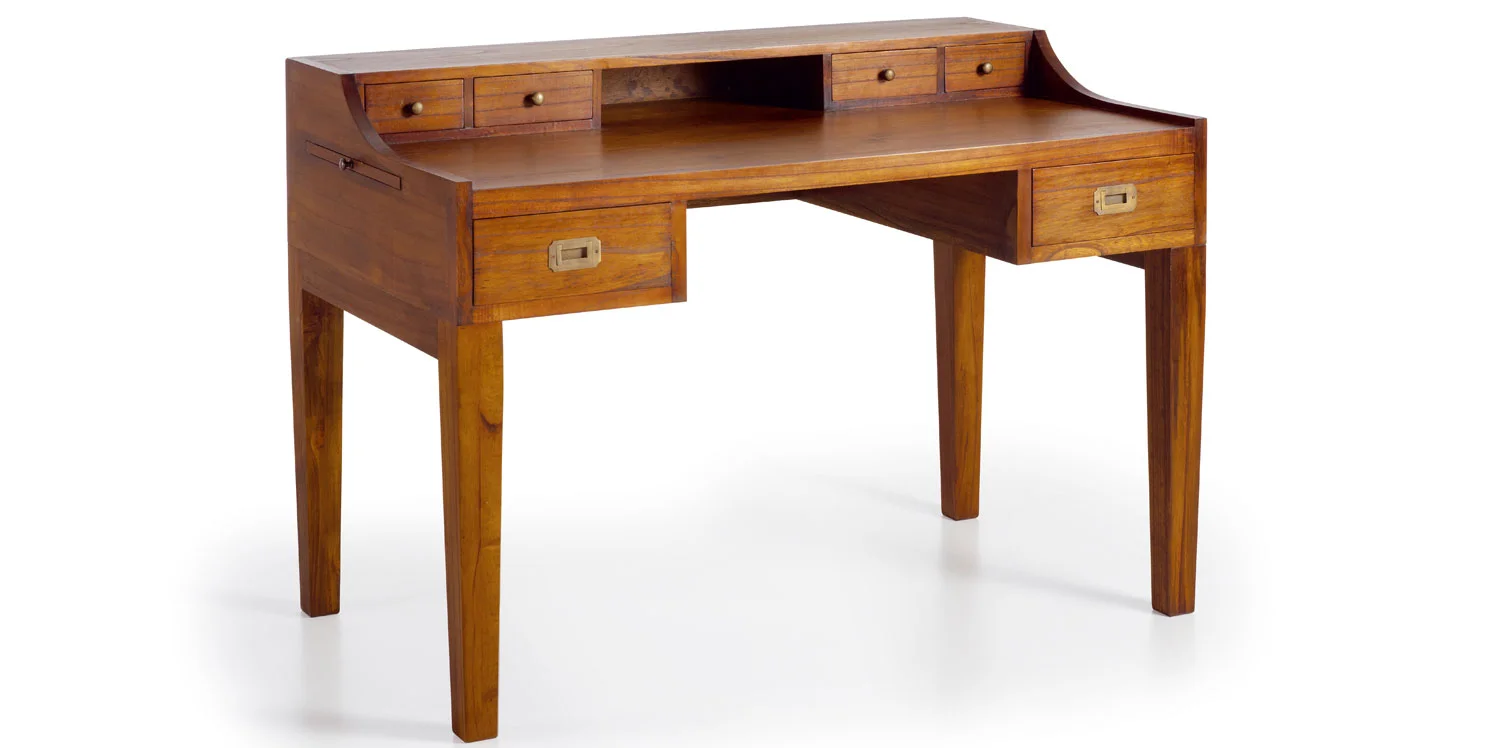 Mesa de escritorio 6 cajones Colonial Star