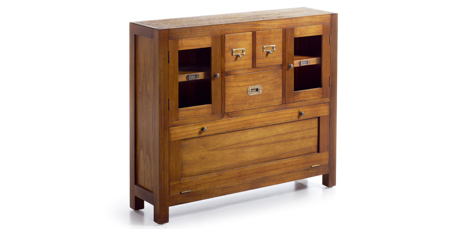 Mueble de entrada con zapatero Colonial Star