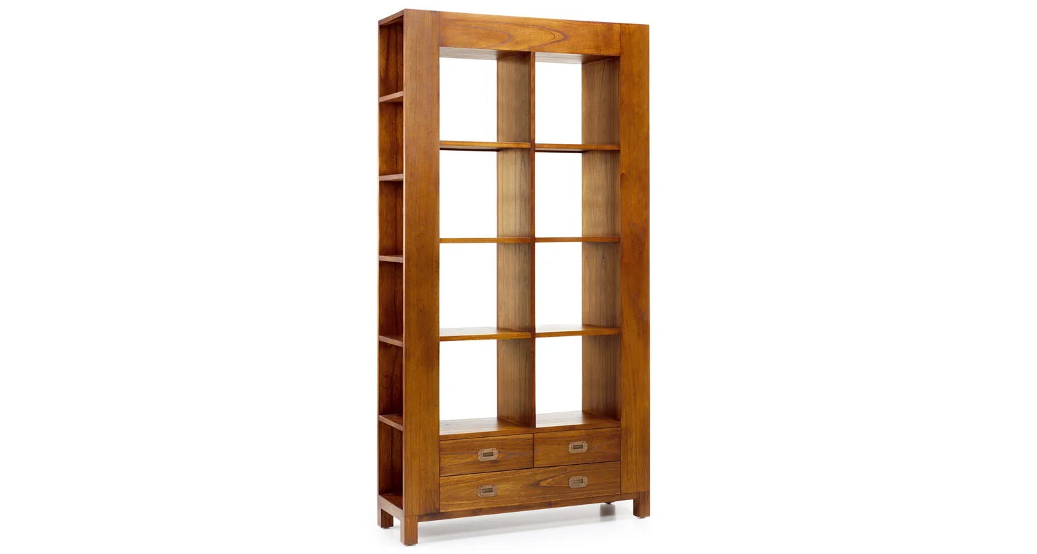 Librería 3 cajones Colonial Star