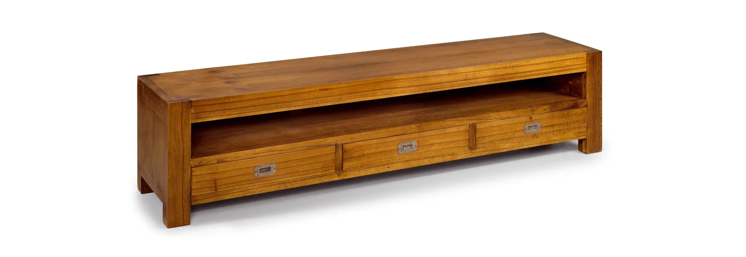 Mueble tv 3 cajones 1 hueco Colonial Star
