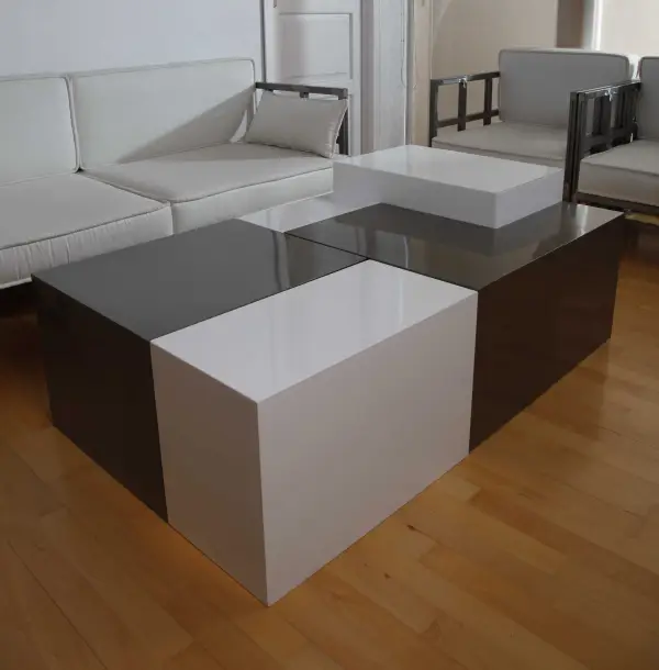 Mesa de Centro Modular Cuadram M2