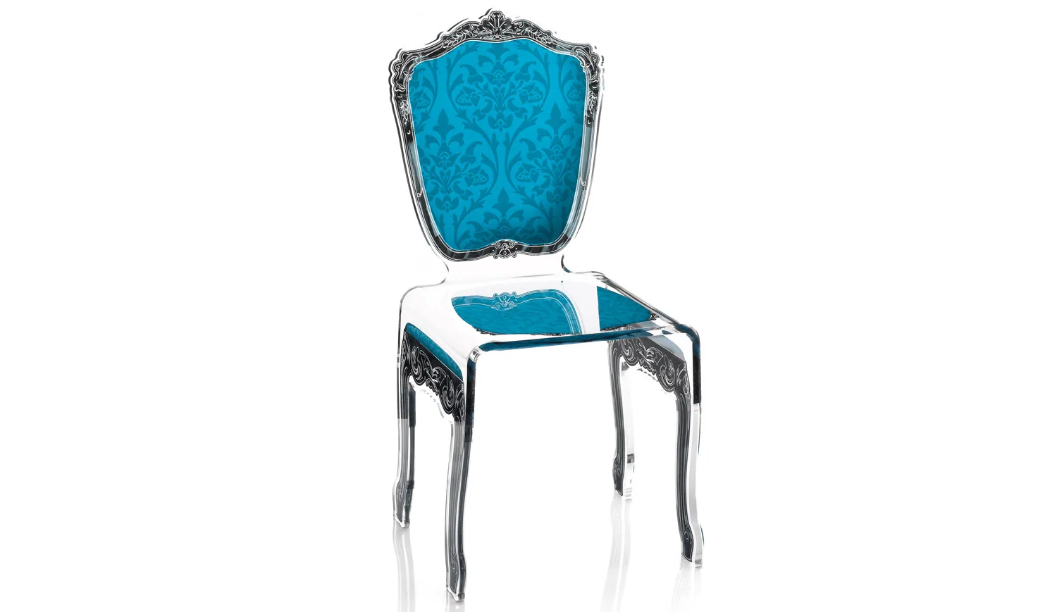 Silla azul Moderna Baroque