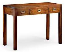 Mesa de escritorio 3 cajones Colonial Flamingo