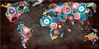 Cuadro canvas world in circles Cuadro canvas world in circles