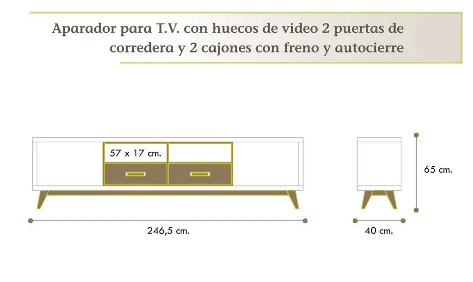 Aparador TV Retro Collección