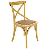Silla amarilla Vintage Cross