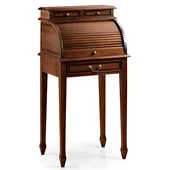 Bureau pequeño con  persiana y bandeja Vintage