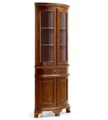 Vitrina rinconera 4 puertas Vintage
