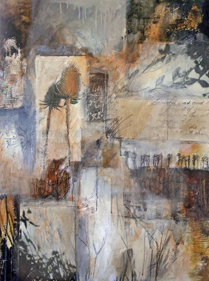 Cuadro Collage Abstracto sobre lienzo Ref. 46