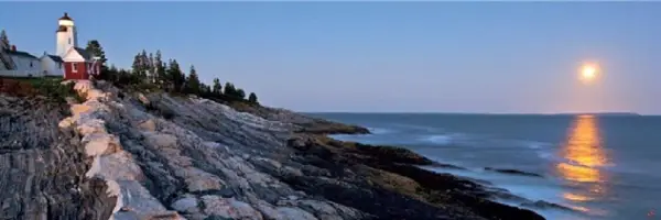 Cuadro canvas Le Pemaquid Point Lighthouse USA