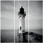 Cuadros Tríos Canvas Le phare de Sant Valery